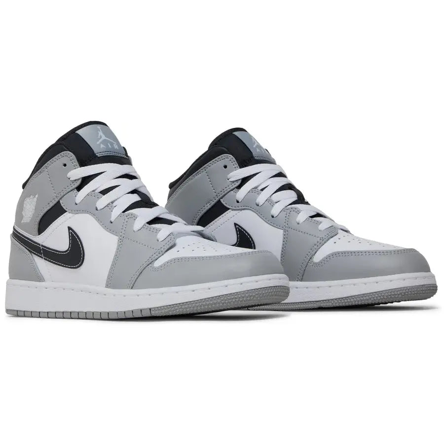 Nike Air Jordan 1 Mid 'Light Smoke Grey' GS