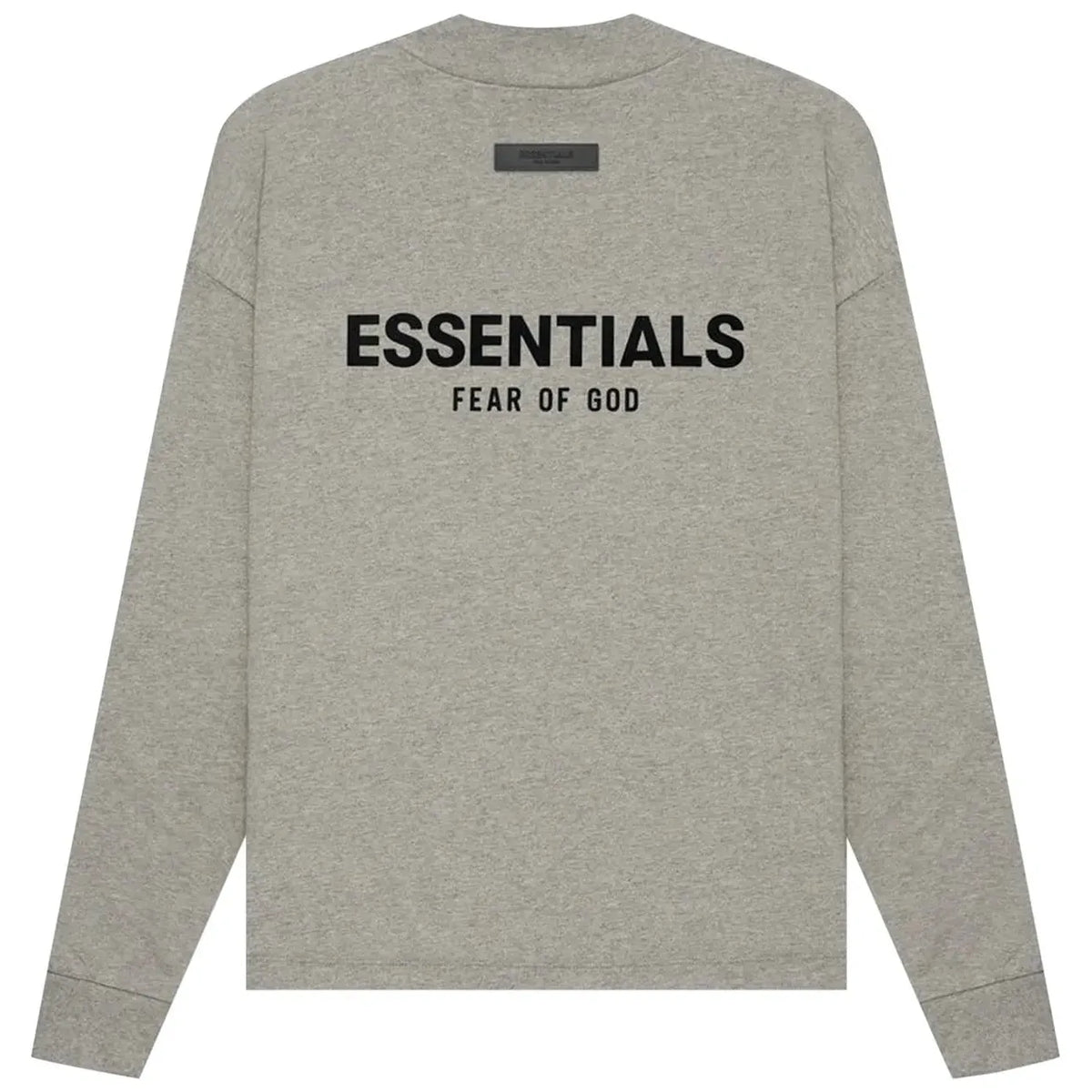 Fear of God Essentials Long-Sleeve T-Shirt 'Dark Oatmeal'