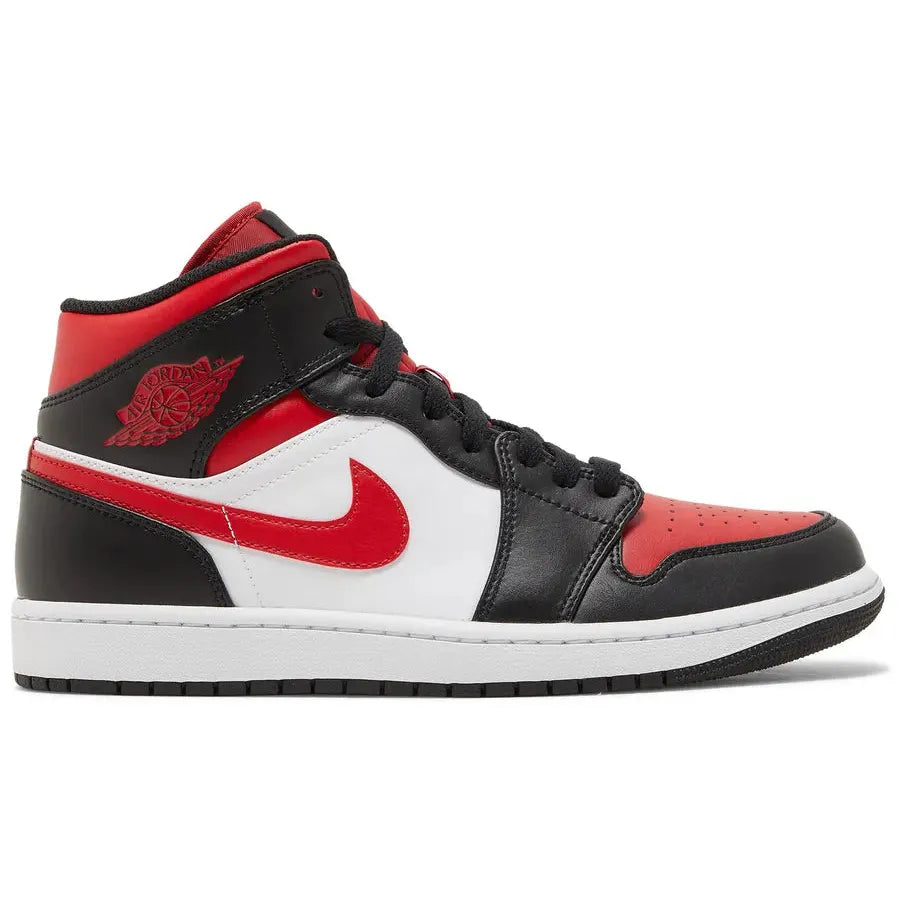 Nike Air Jordan 1 Mid 'Bred Toe' M