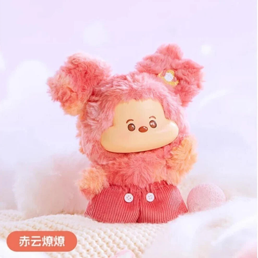 Miniso Disney Mickey Head In Clouds Vinyl Plush Pendant Blind Box