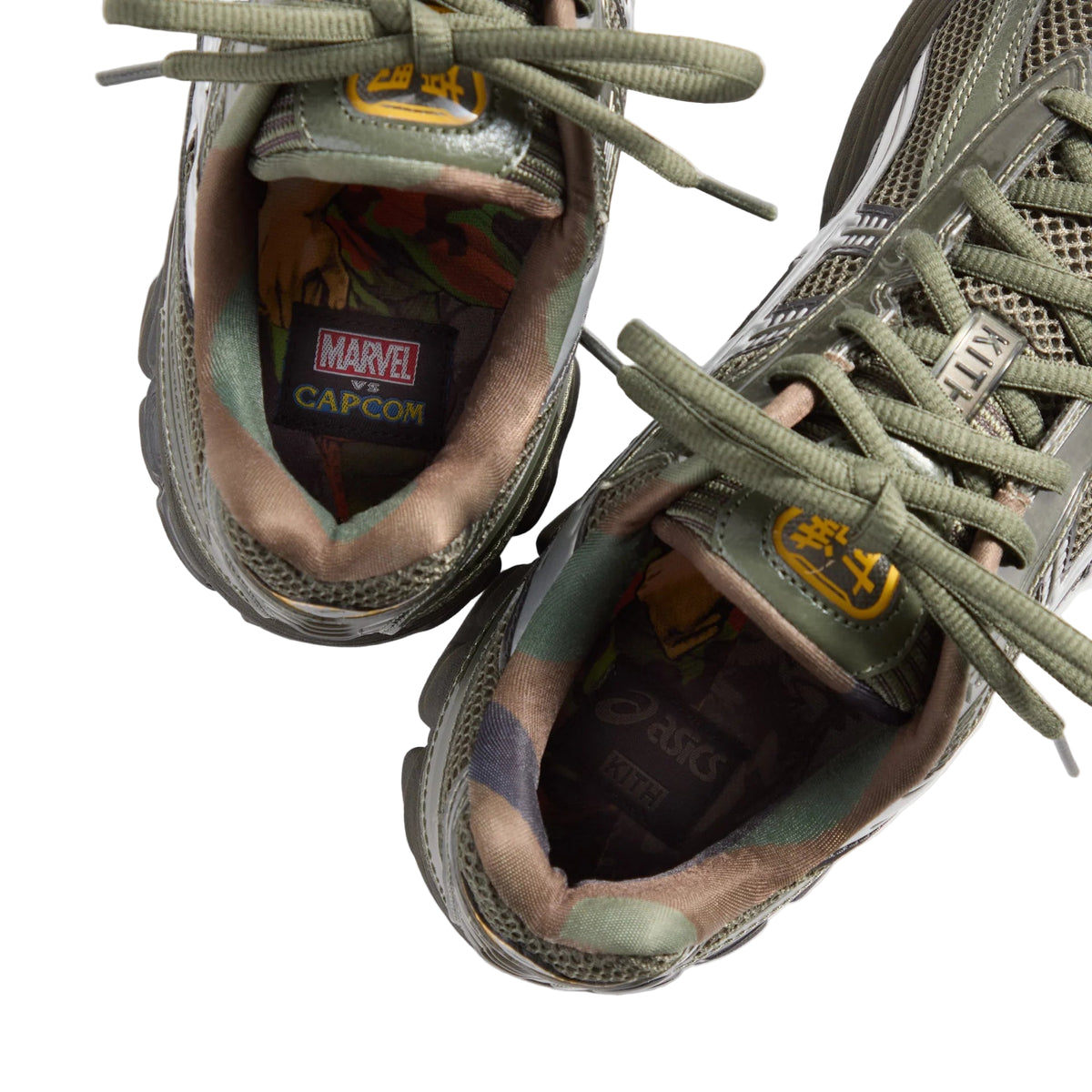 Marvel vs. Capcom | Kith Asics Gel Kayano 12.1 Captain America vs. Guile Double Box