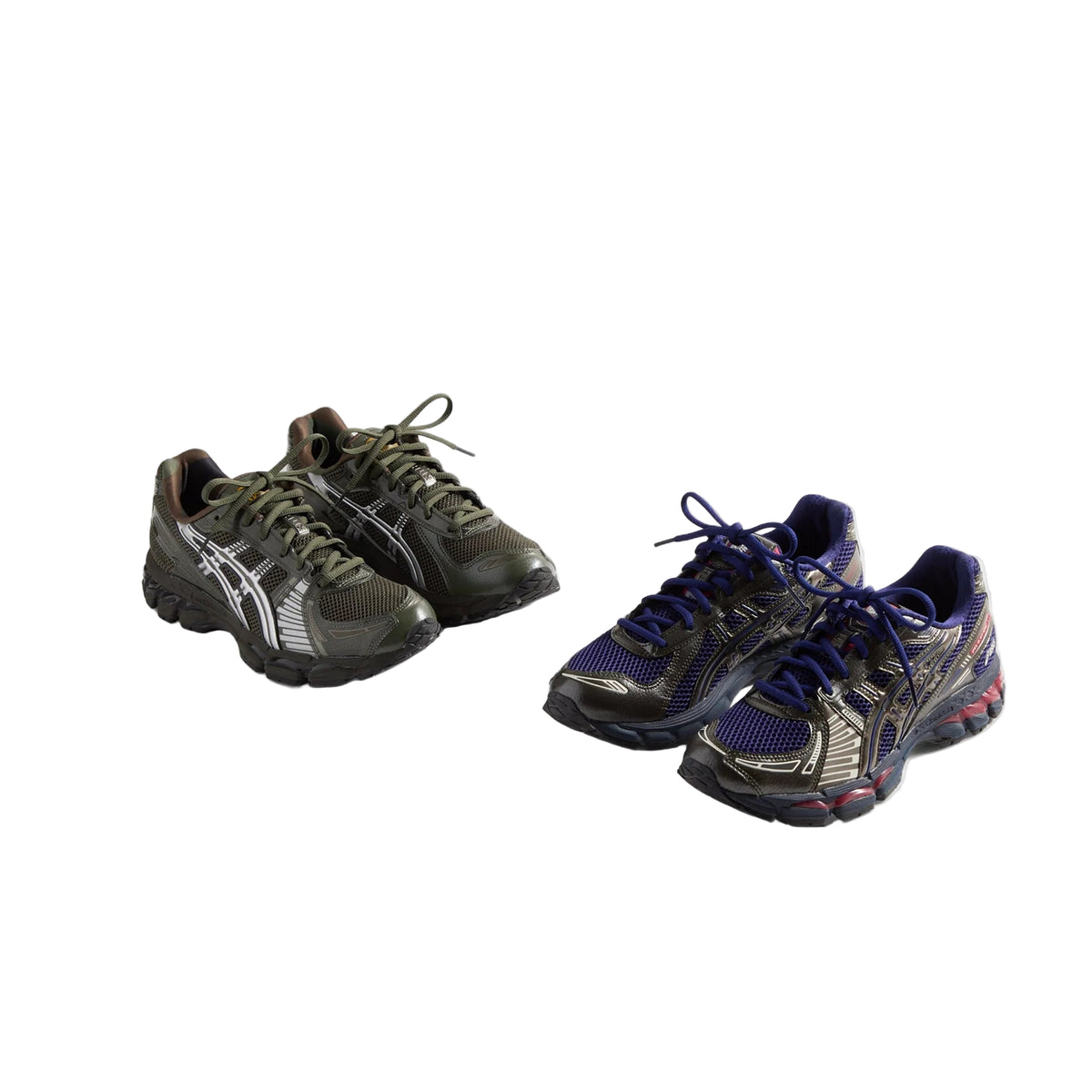 Marvel vs. Capcom | Kith Asics Gel Kayano 12.1 Captain America vs. Guile Double Box