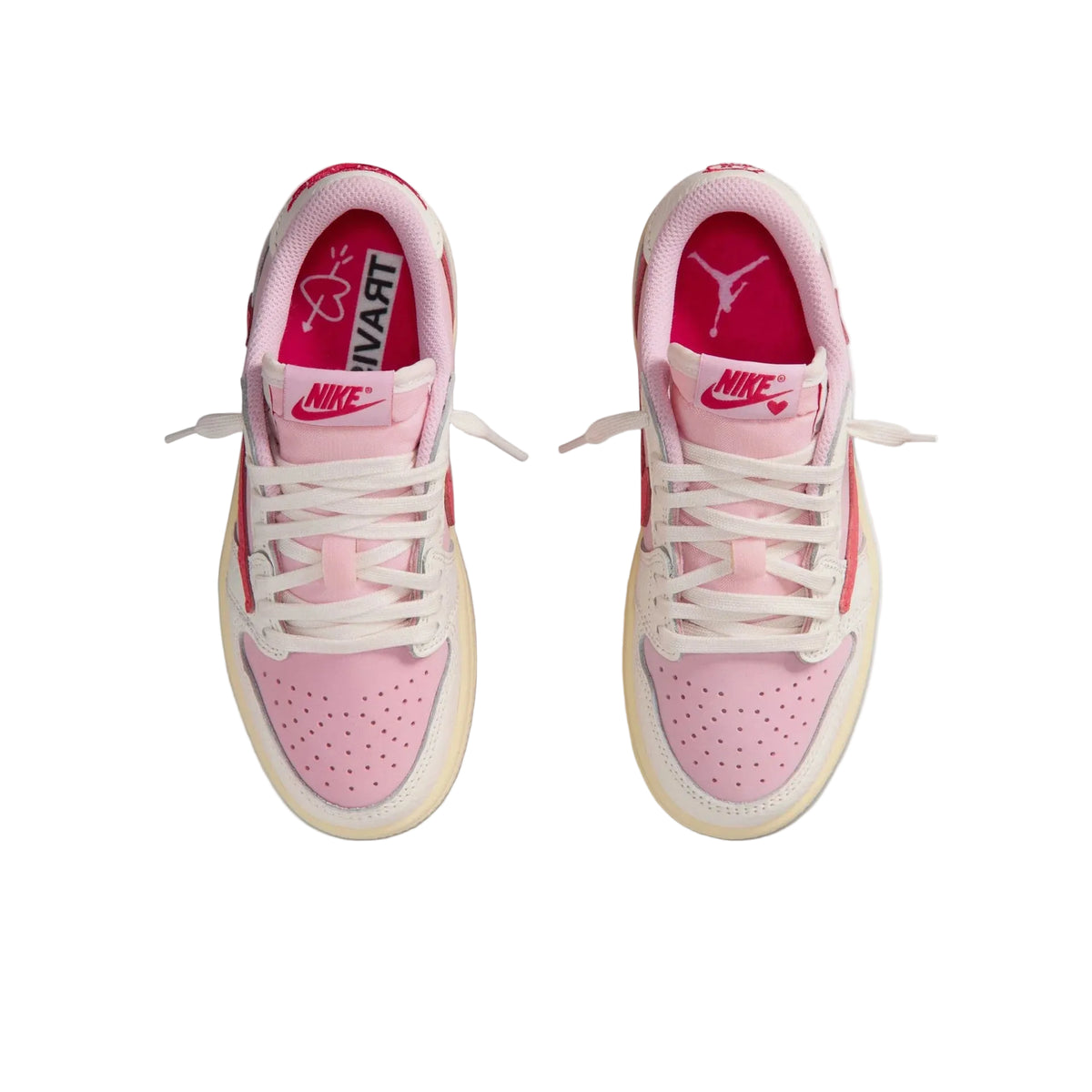 Travis Scott x Air Jordan 1 Retro Low OG SP 'Sail Pink Tropical Pink' PS