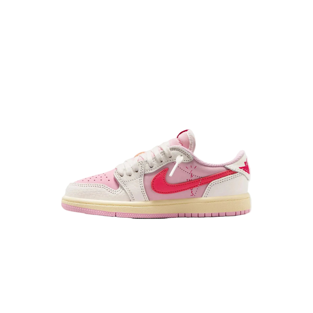 Travis Scott x Air Jordan 1 Retro Low OG SP 'Sail Pink Tropical Pink' PS