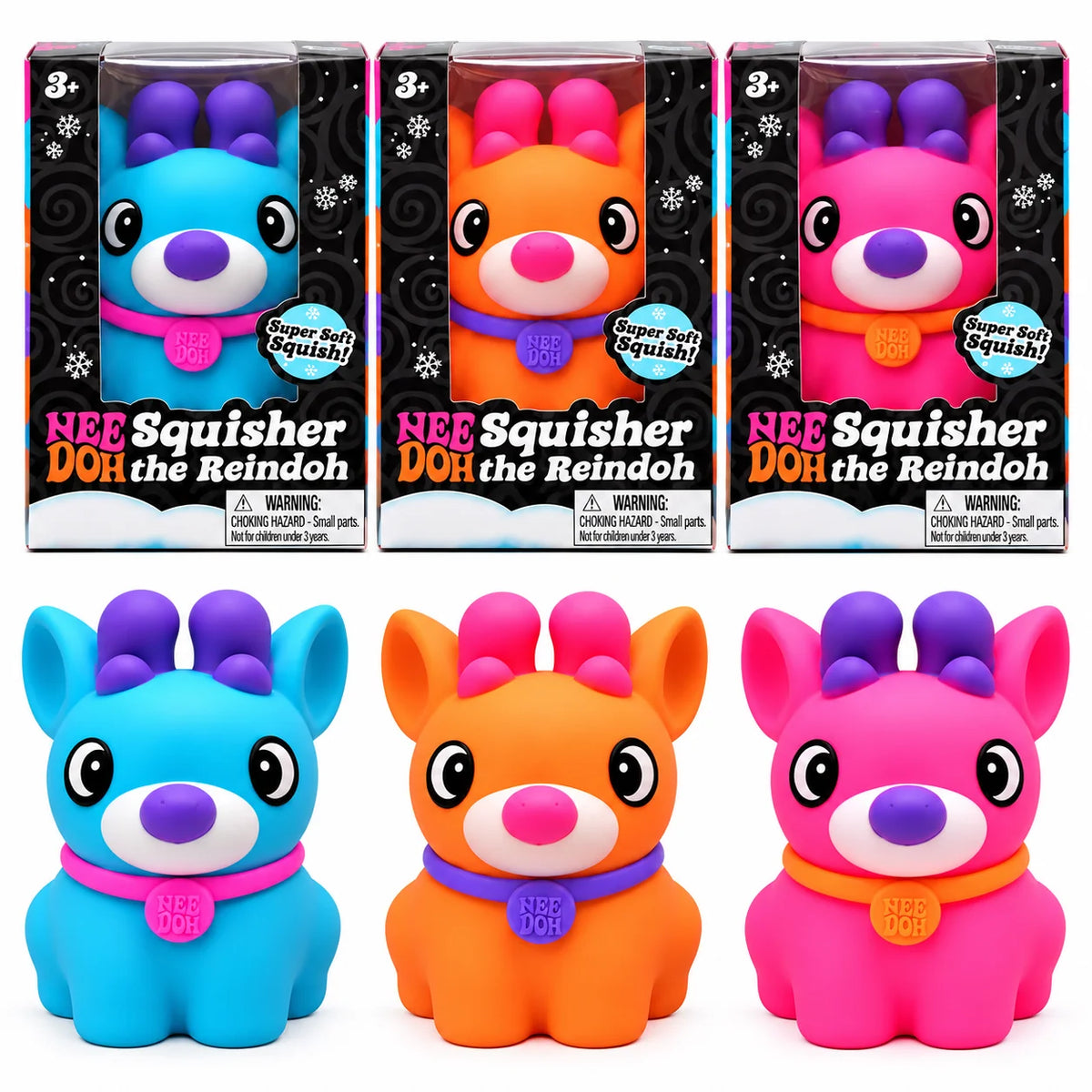 NeeDoh Squisher the Reindeer x 1