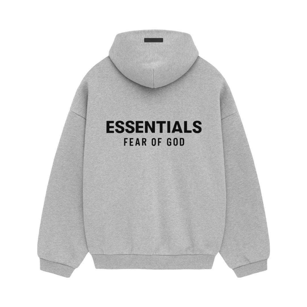 Fear Of God Essentials Holiday 24 Fleece Hoodie 'Light Heather Grey'