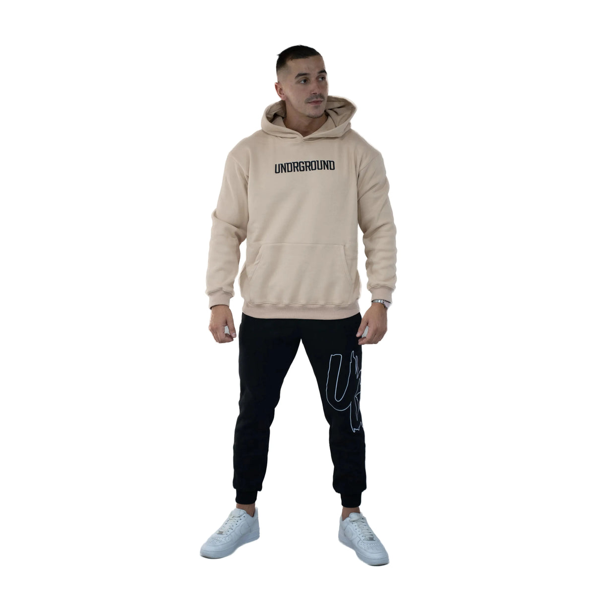 Undrground Moving In Silence Hoodie 'Tan'