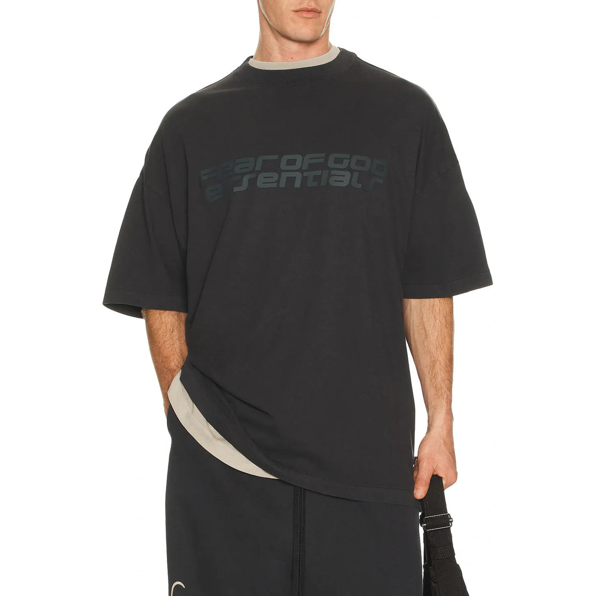 Fear Of God Essentials 90's T-Shirt 'Vintage Black'