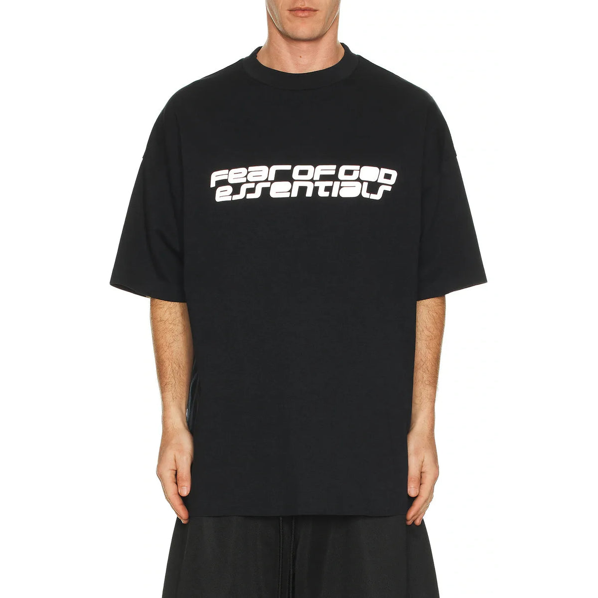 Fear Of God Essentials Ponte 90's T-Shirt 'Black'