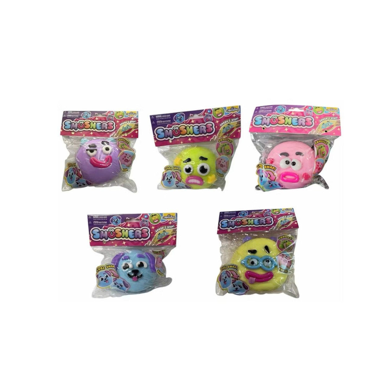 ORB Smushers Toy x 1 (Random Face)