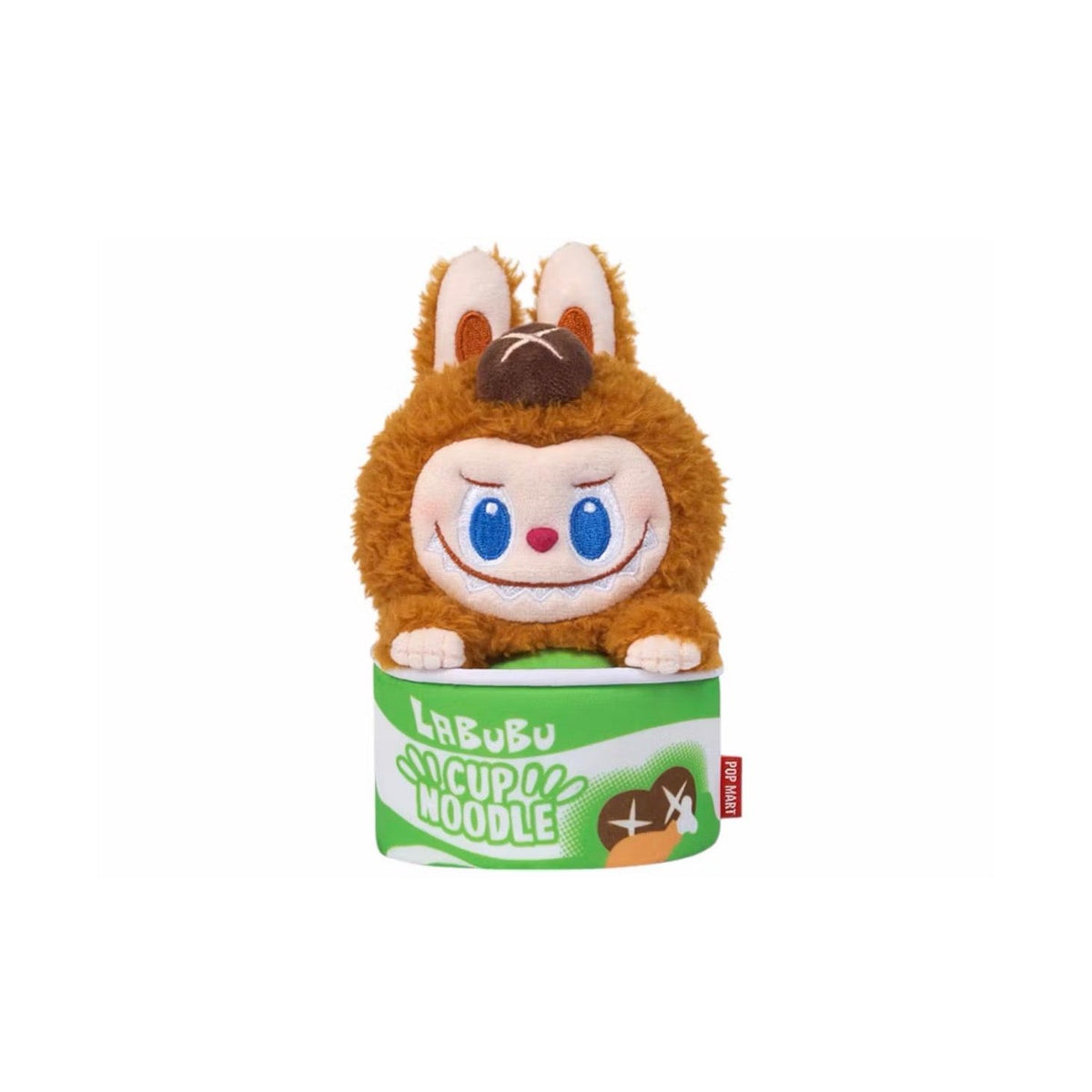 Pop Mart Labubu The Monsters Wacky Mart Series Cup Noodles Figure Storage Bag (Mushroom)