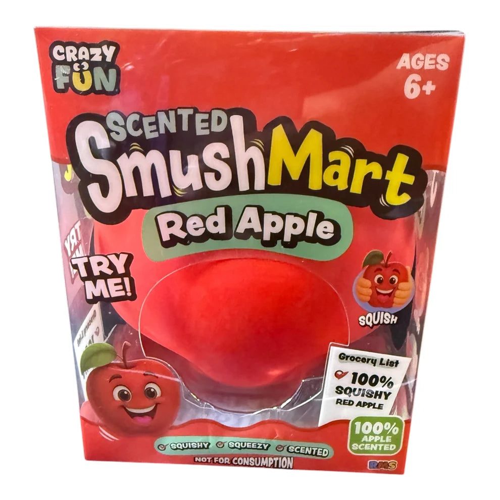 Crazy Fun RMS SmushMart Red Apple Squishy (Scented)