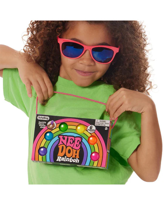 NeeDoh Rainboh Teenie – Mini Globs – 6 Pack