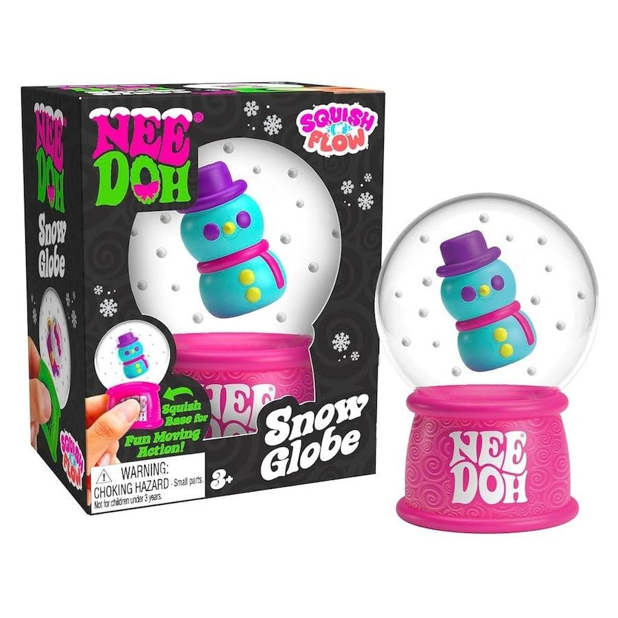 NeeDoh Squishmas Squish N Flow Snow Globe
