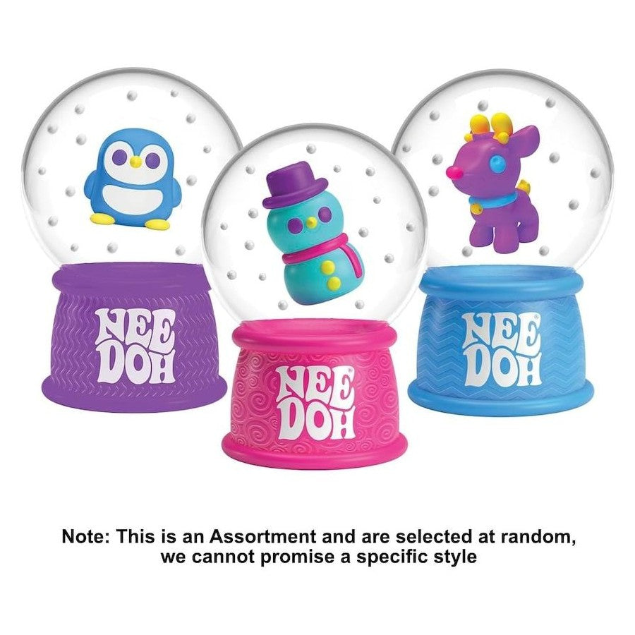 NeeDoh Squishmas Squish N Flow Snow Globe