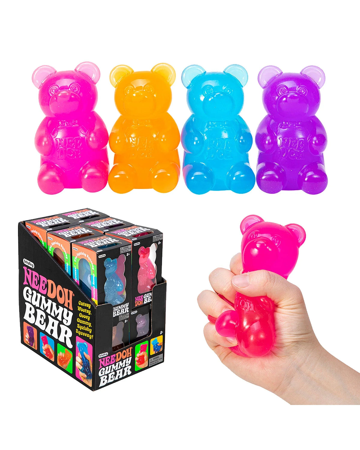 NeeDoh Gummy Bear x 1