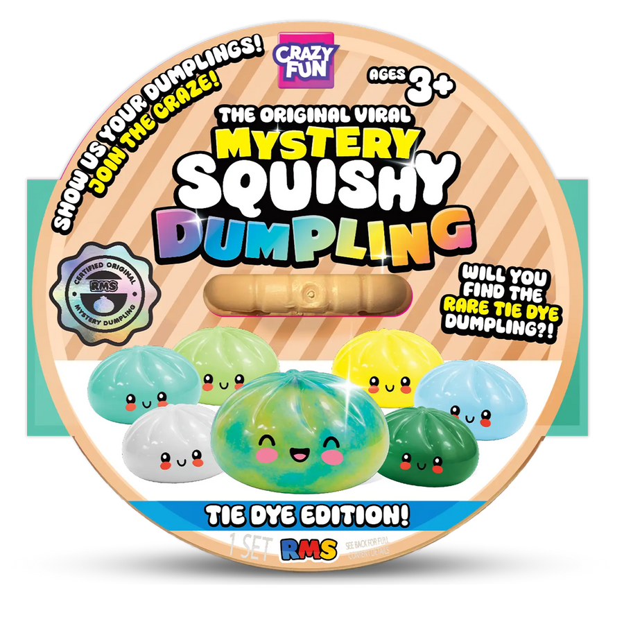 RMS Squishy Rainbow Mystery "Dumpling" Blind Box x 1 'Tie Dye’