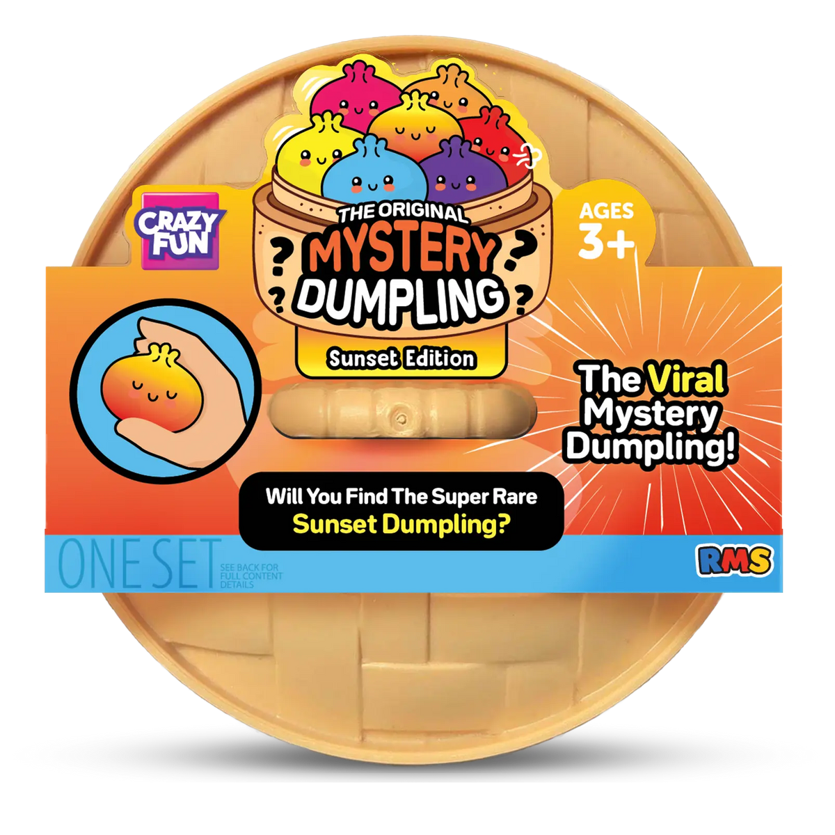 RMS Squishy Rainbow Mystery "Dumpling" Blind Box x 1 'Sunset'