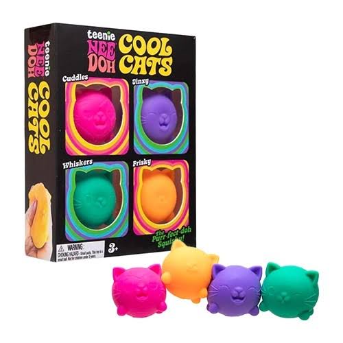 NeeDoh Teenie Cool Cats Multi-Pack (4 pack)