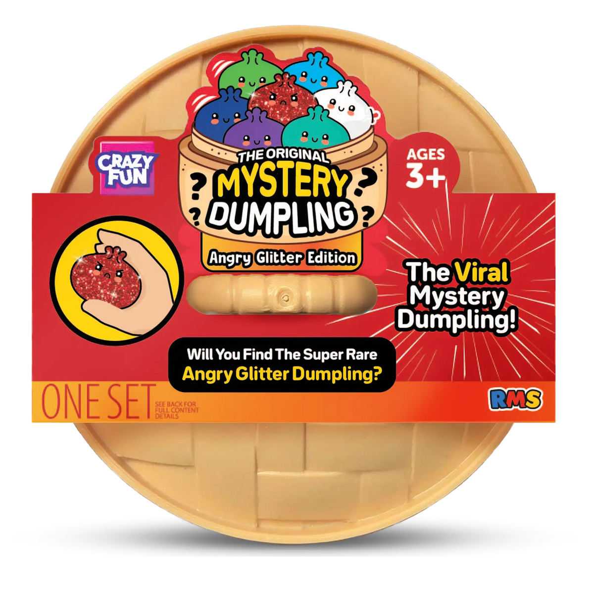 RMS Mystery Dumpling Blind Box x 1 'Angry Glitter’ LIMITED