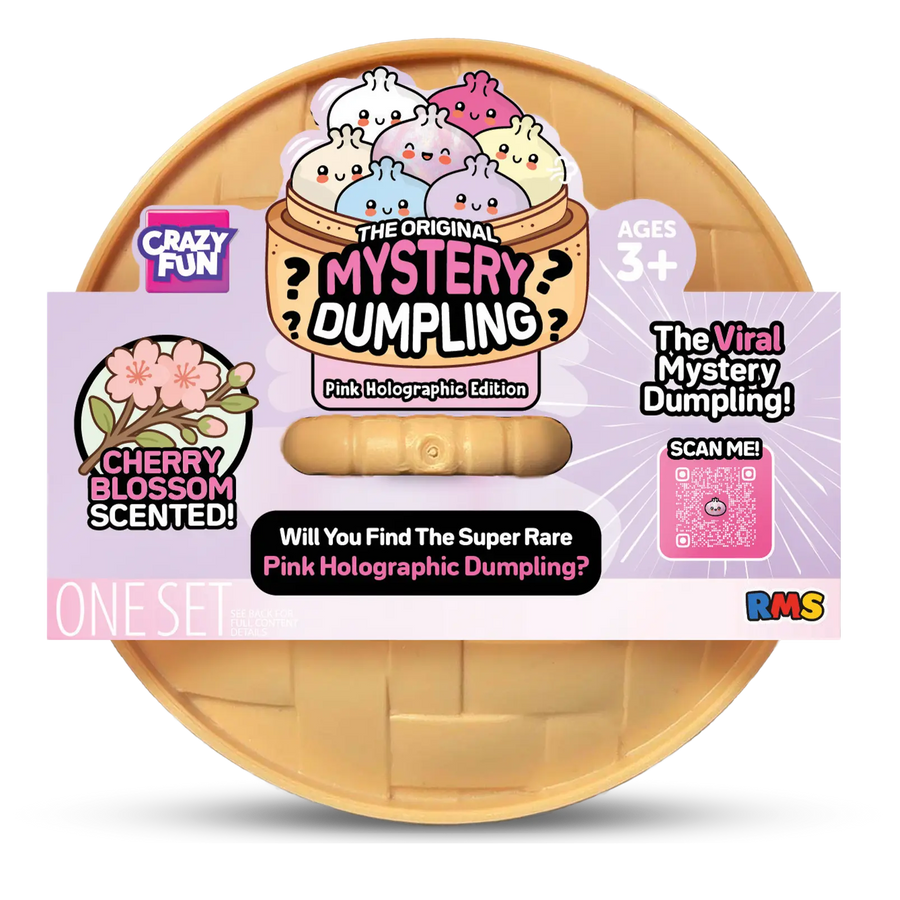 RMS Mystery Dumpling Blind Box x 1 ' Pink Holographic’  Cherry Blossom Scented LIMITED