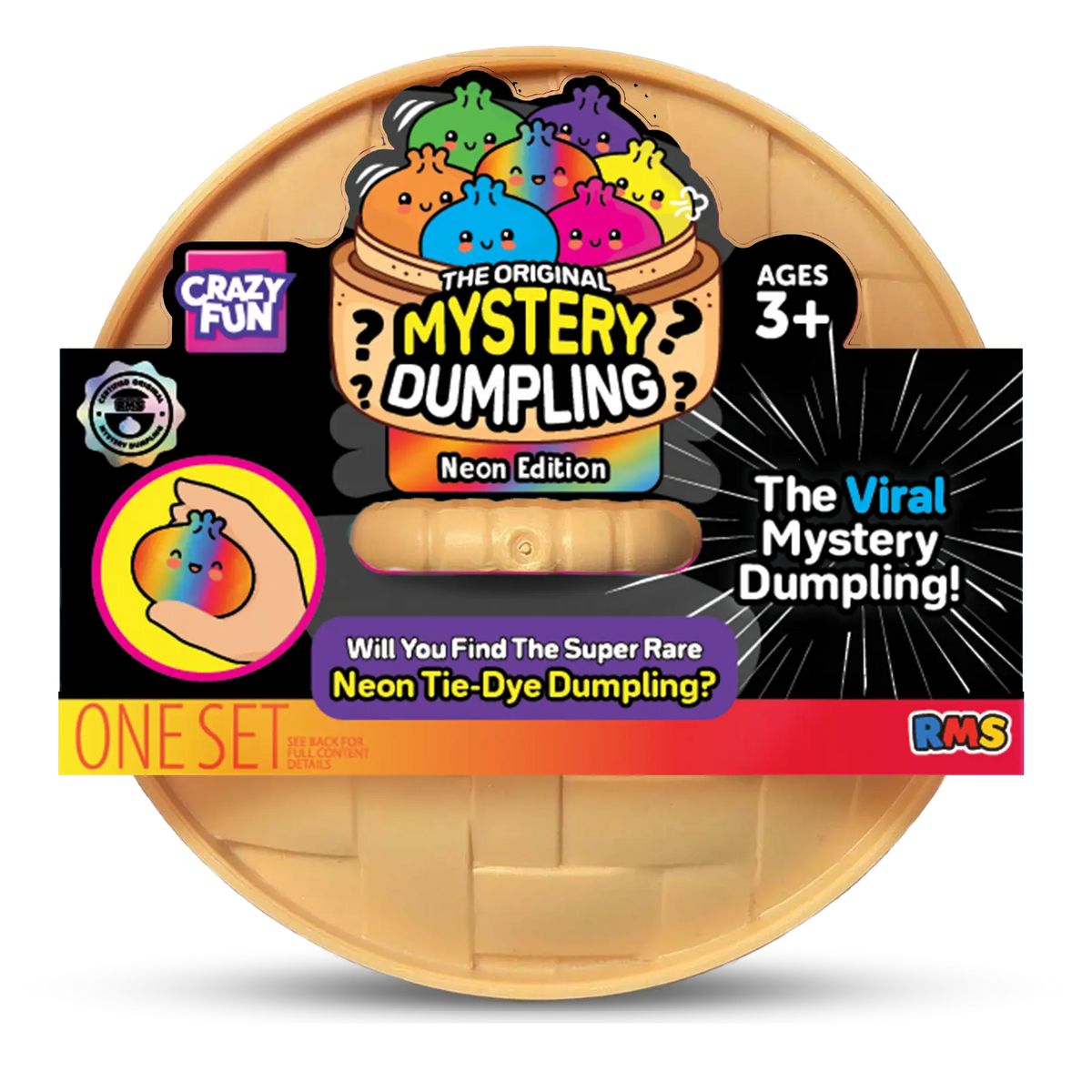 RMS Mystery Dumpling Blind Box x 1 ' Neon Tie Dye’   LIMITED