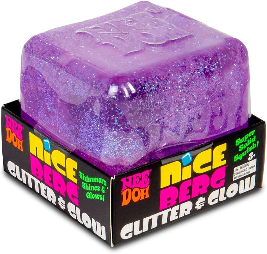 NeeDoh Niceberg Glitter & Glow x 1
