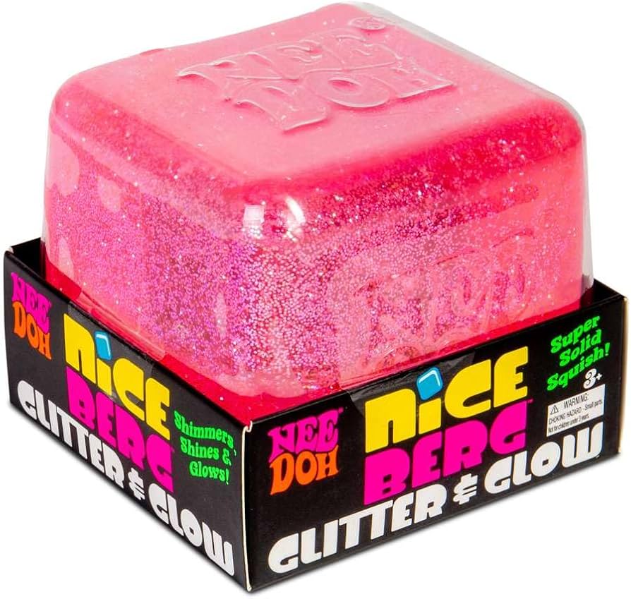 NeeDoh Niceberg Glitter & Glow x 1