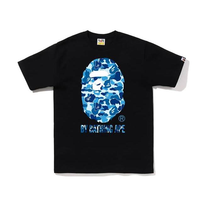 BAPE ABC Camo By Bathing Ape T-Shirt 'Black/Blue'