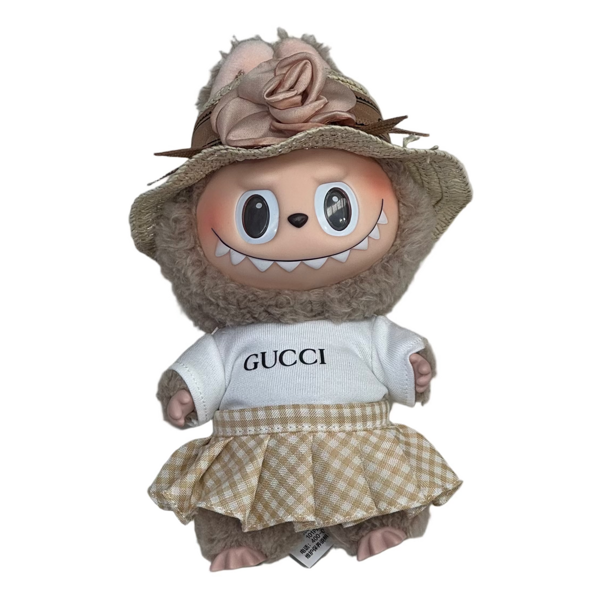 Labubu - Gucci Inspired 3 Piece Outfit 'Check'