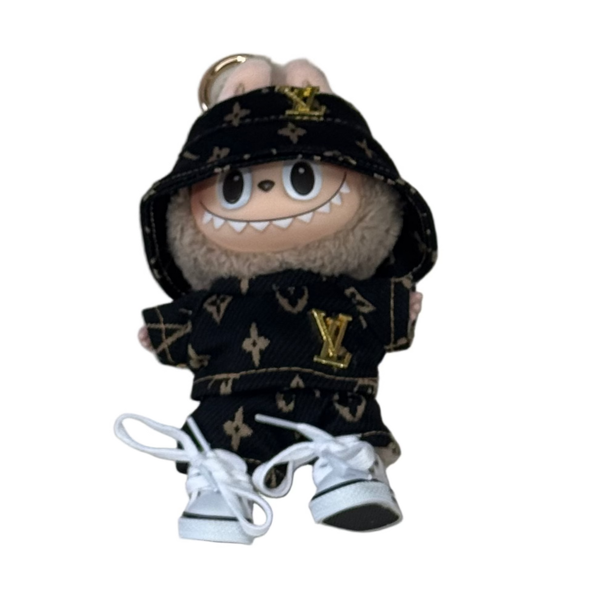 Labubu - LV Inspired 3 Piece Streetwear Outfit 'Black'