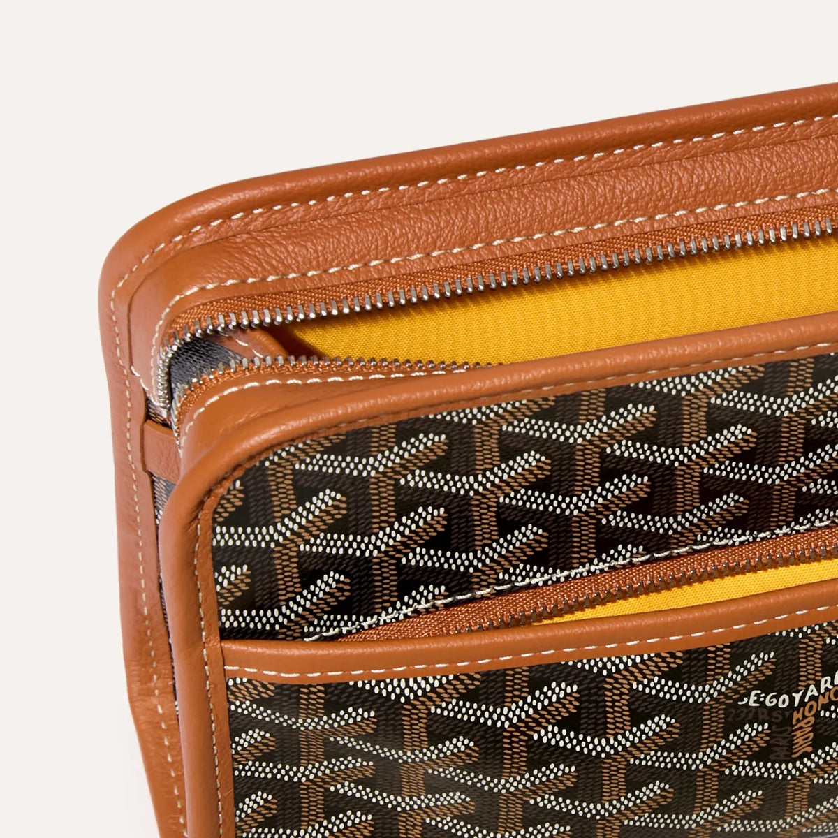 Goyard Jouvence PM Toiletry Bag 'Black & Tan'