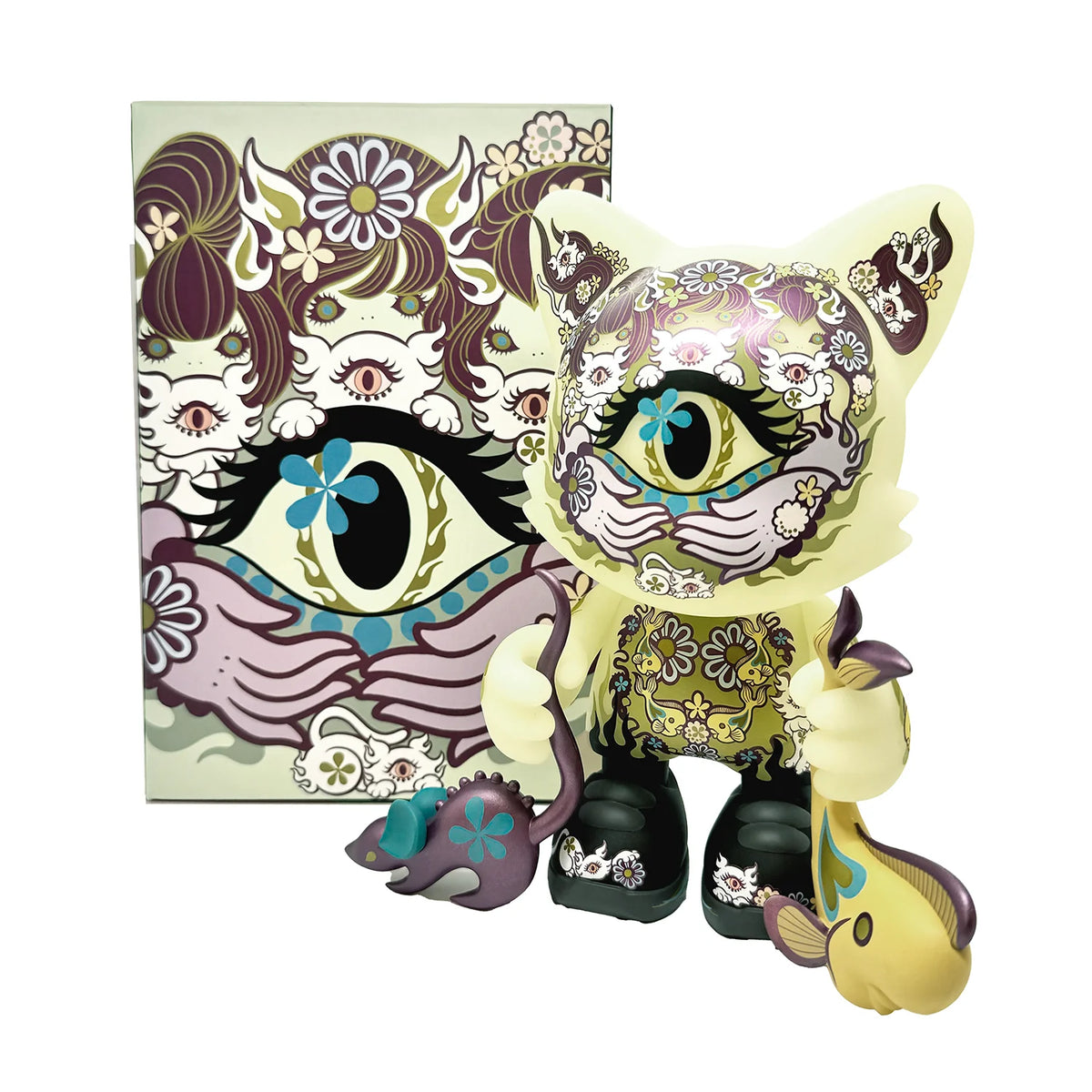 Super Plastic x Junko Mizuno Ailurophile GID Figure