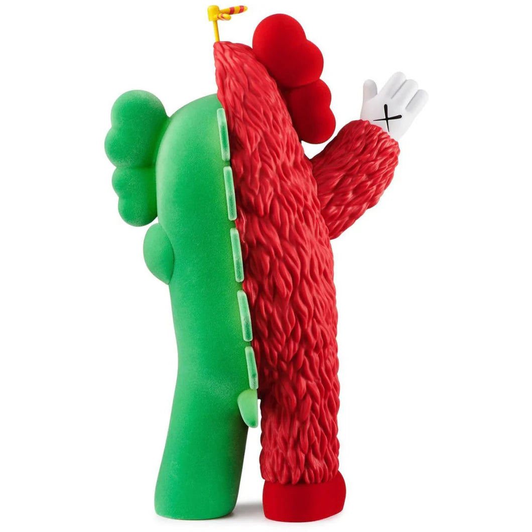 KAWS KACHAMUKKU Vinyl Figure Green/Red