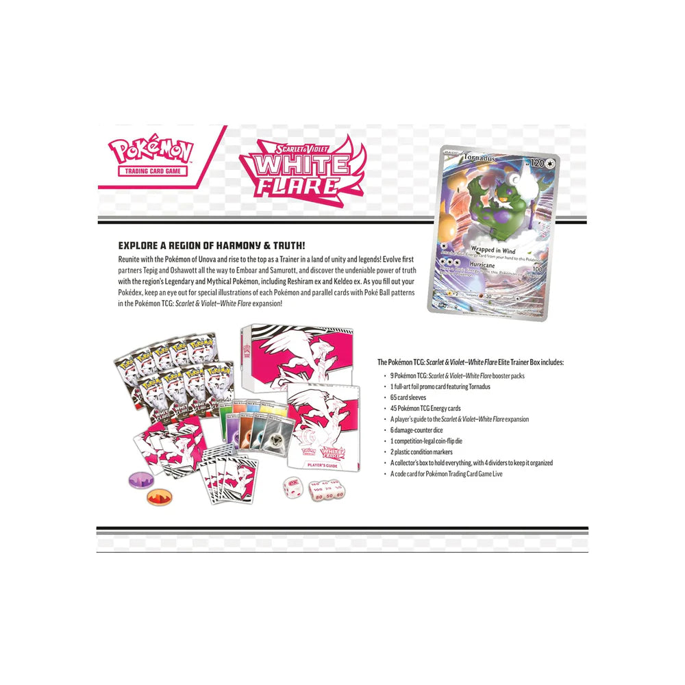 Pokémon Scarlet & Violet 'White Flare Elite Trainer Box' (2025)