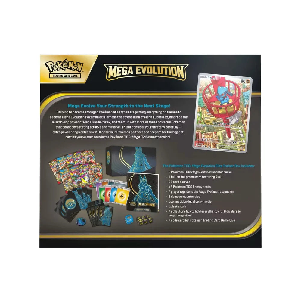 Pokémon TCG Mega Evolution Elite Trainer Box (Mega Lucario)