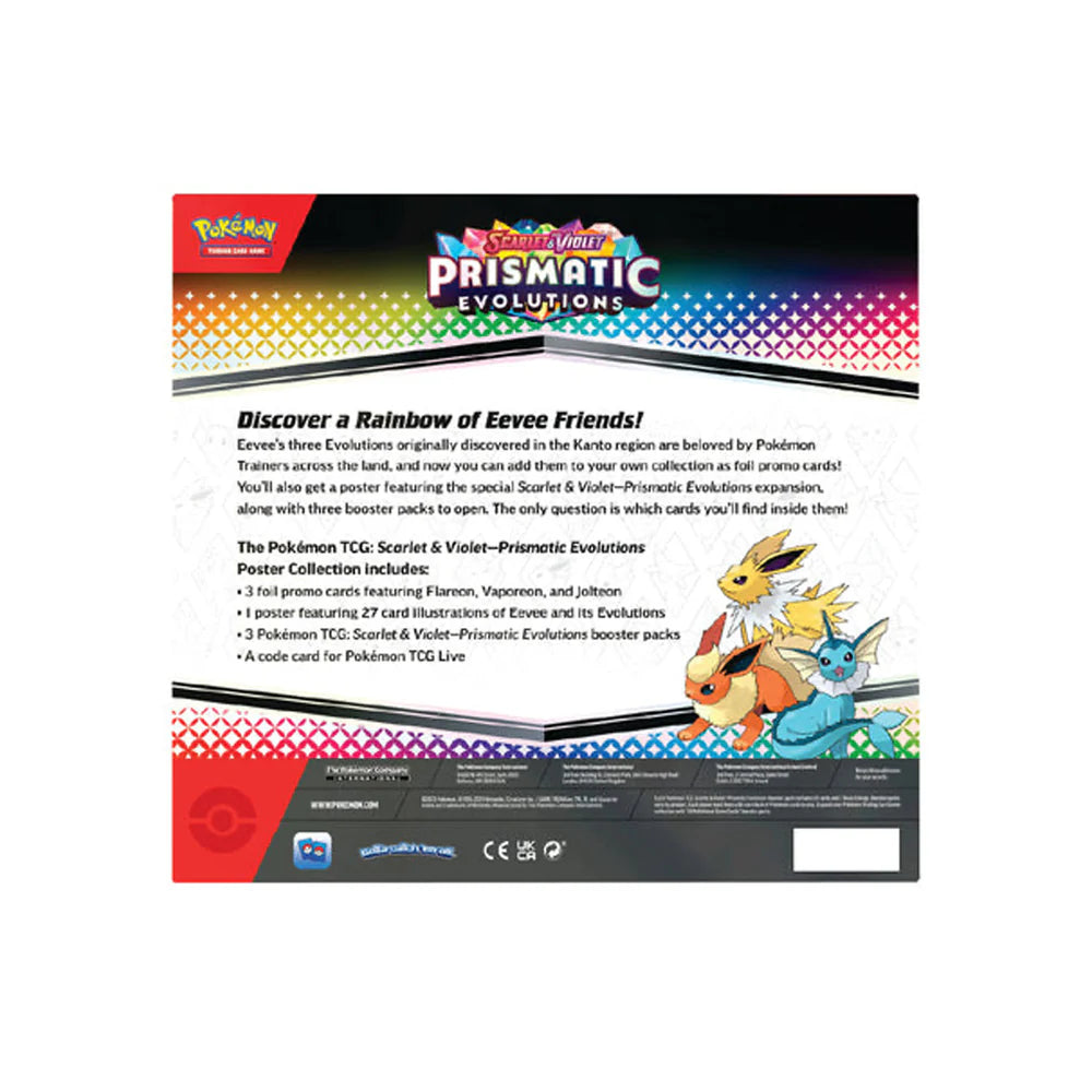 Pokémon TCG: Scarlet & Violet Prismatic Evolutions Poster Collection