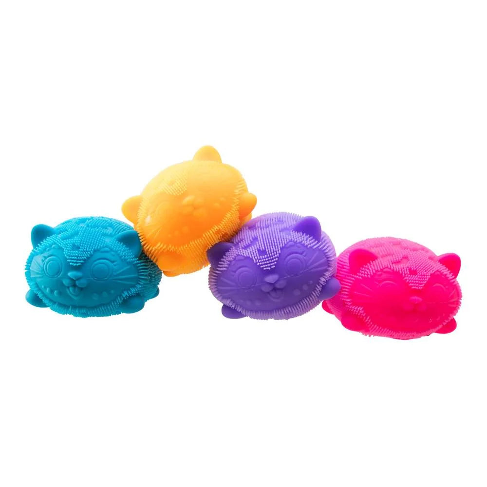 NeeDoh Schylling - Fuzz Ball Wild Cats x 1 (Random Colour)