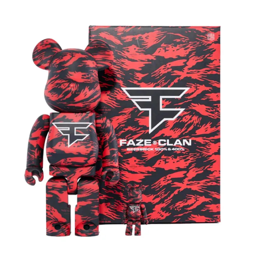 Bearbrick Medicom Faze Clan 400% + 100%