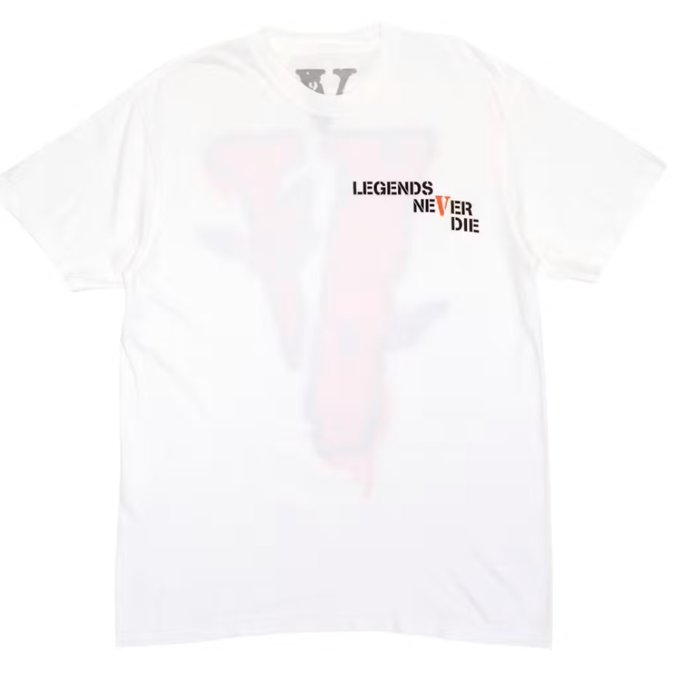 Juice Wrld x Vlone Butterfly T-Shirt 'White'