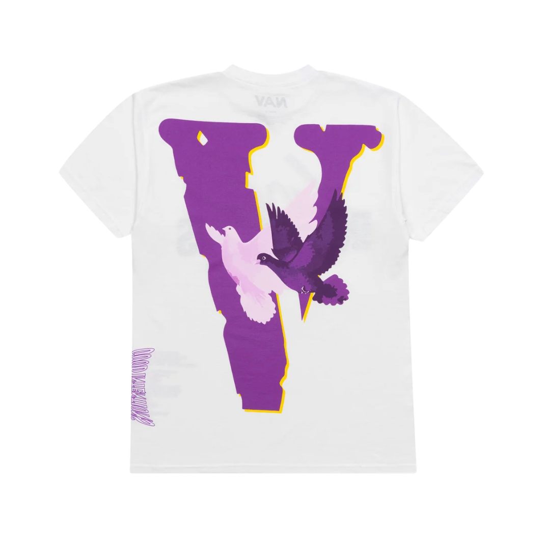 Nav x Vlone Doves T-Shirt 'White'