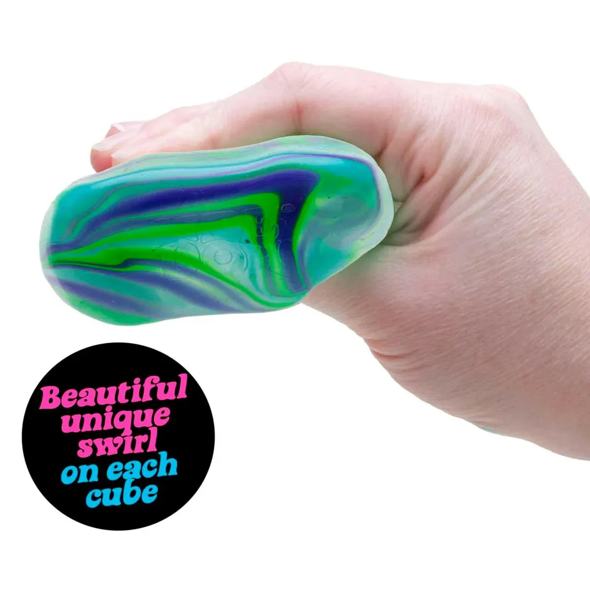 Schylling NeeDoh Nice Cube Swirl x1 (Random Colour)