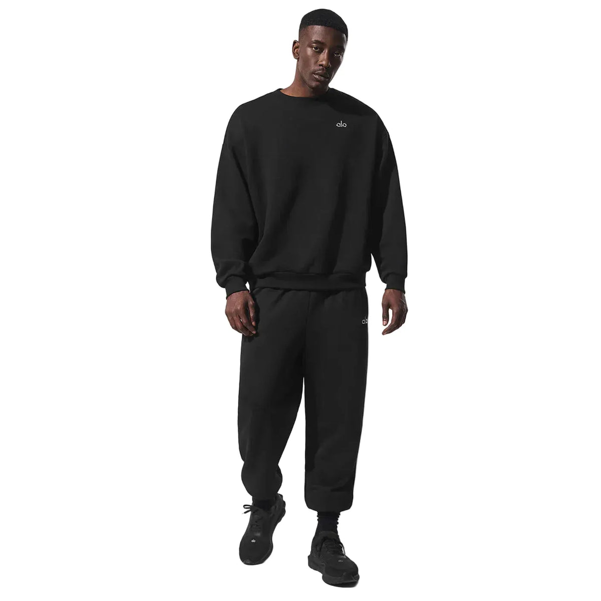 Alo Accolade Crew Neck Pullover 'Black' Unisex