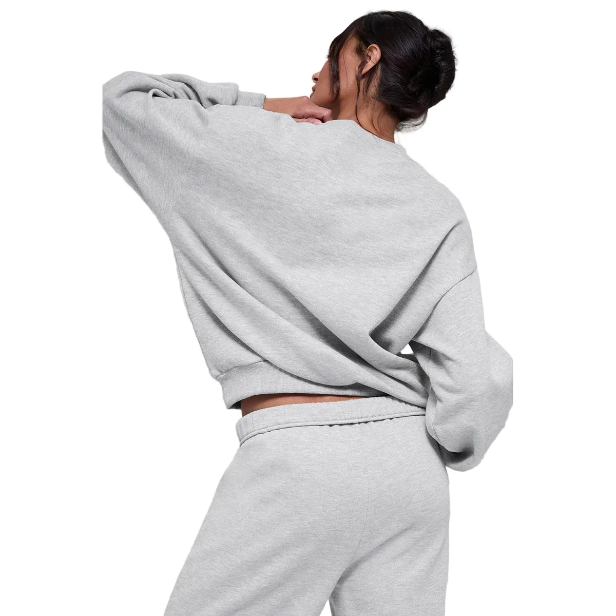 Alo Accolade Crew Neck Pullover 'Athletic Heather Grey'