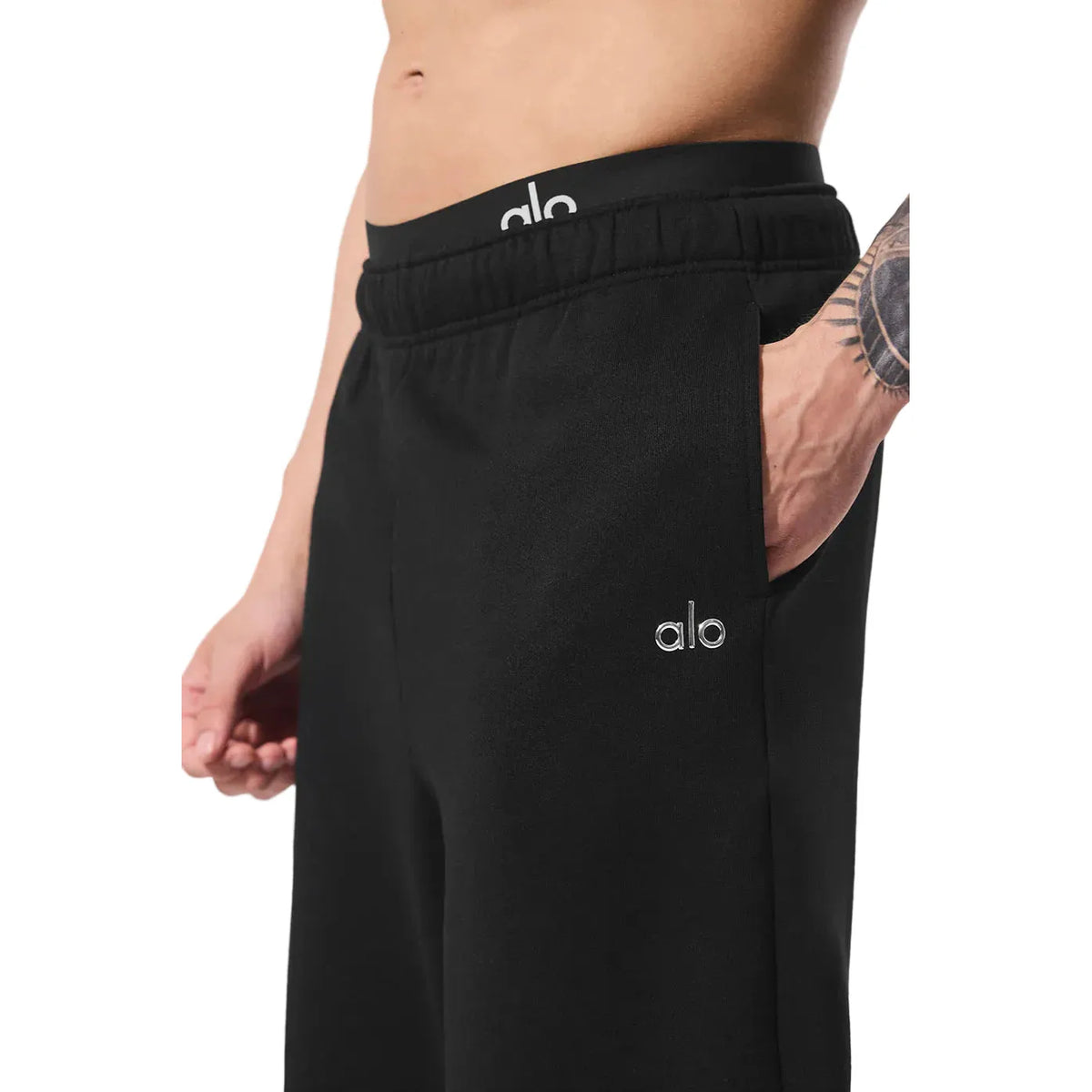 Alo Accolade Straight Leg Sweatpant 'Black'