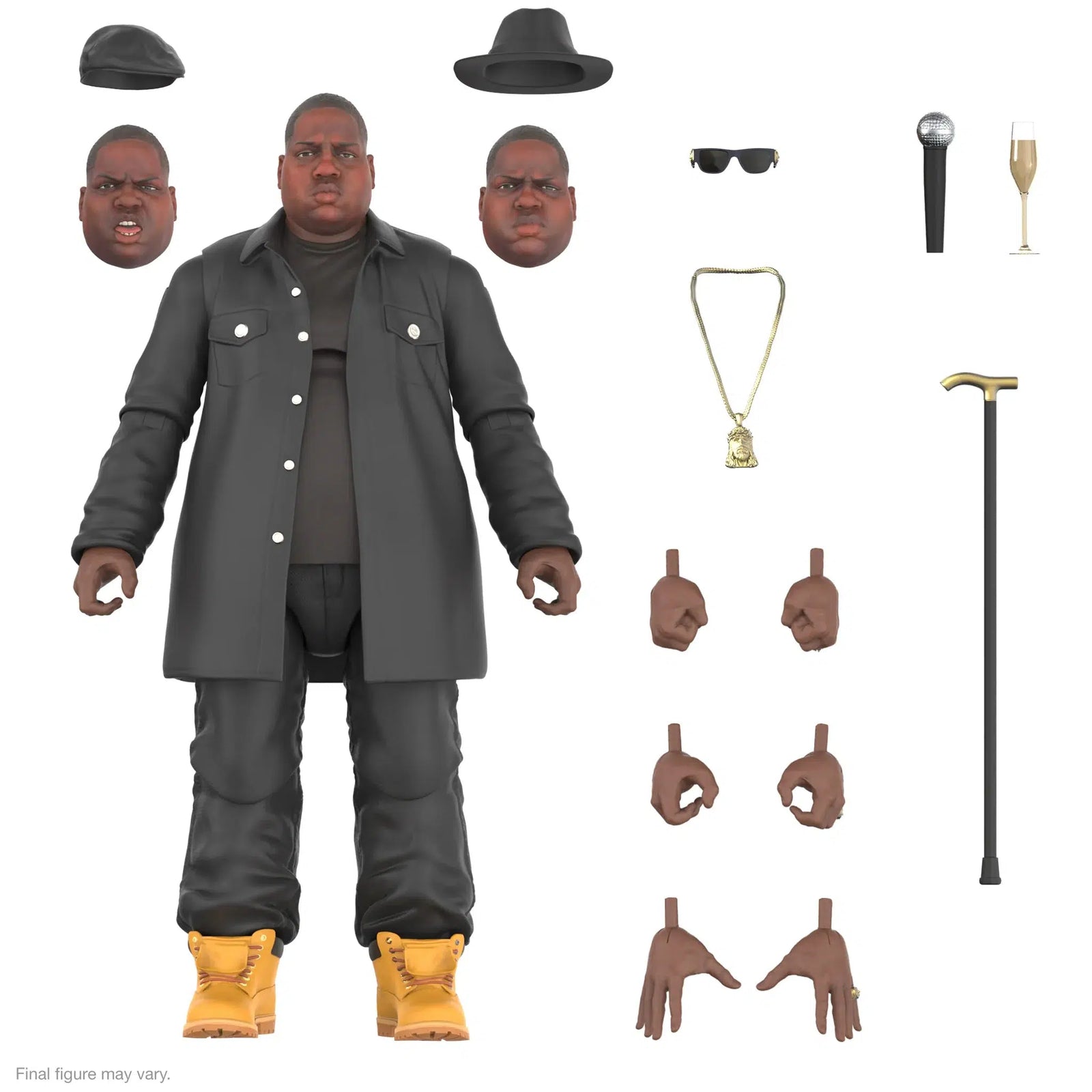 Notorious B.I.G. ULTIMATES! Figure Super 7 | Waves Never Die | Medicom | Accessories