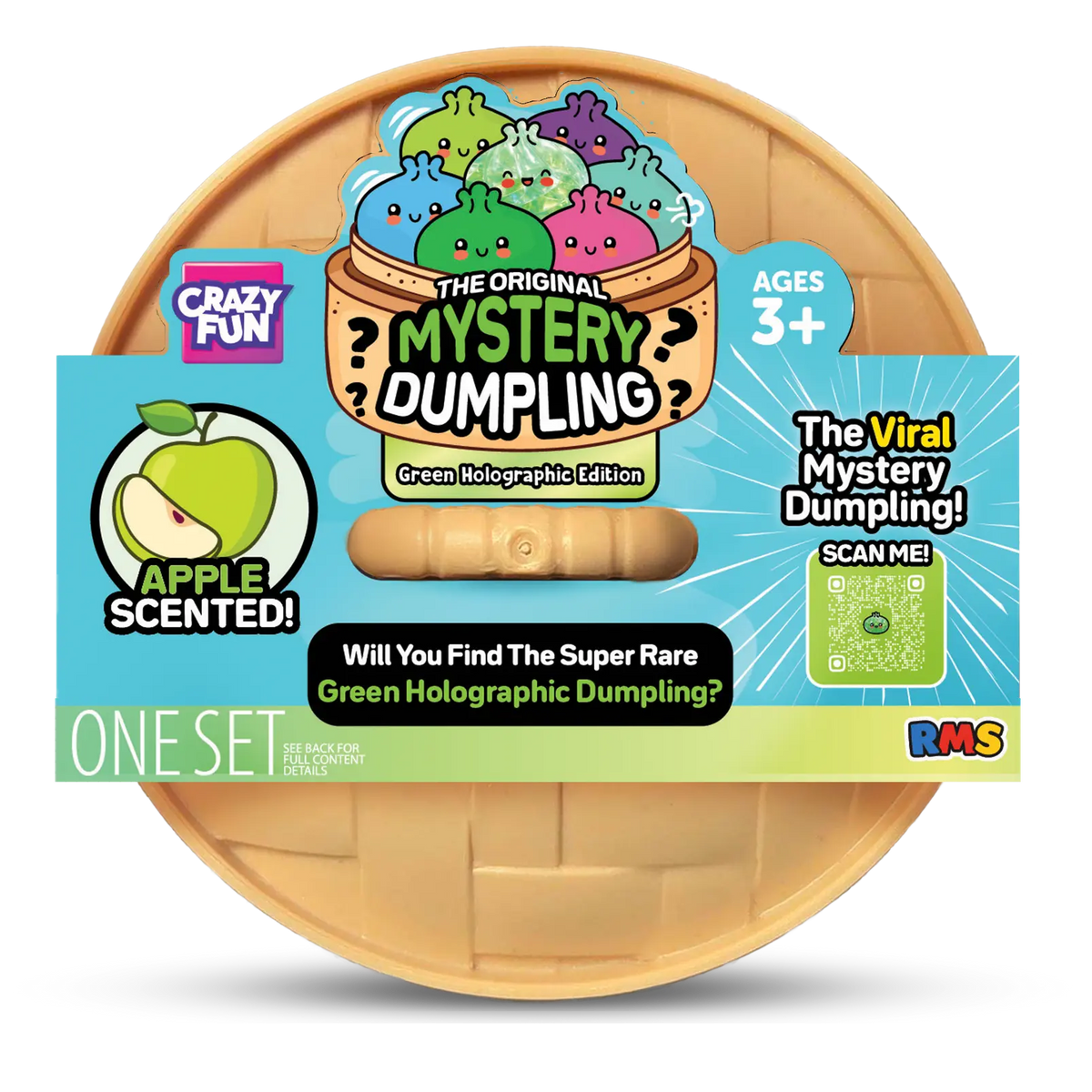 RMS Crazy Fun Dumpling Squishy Green Apple Edition X 1