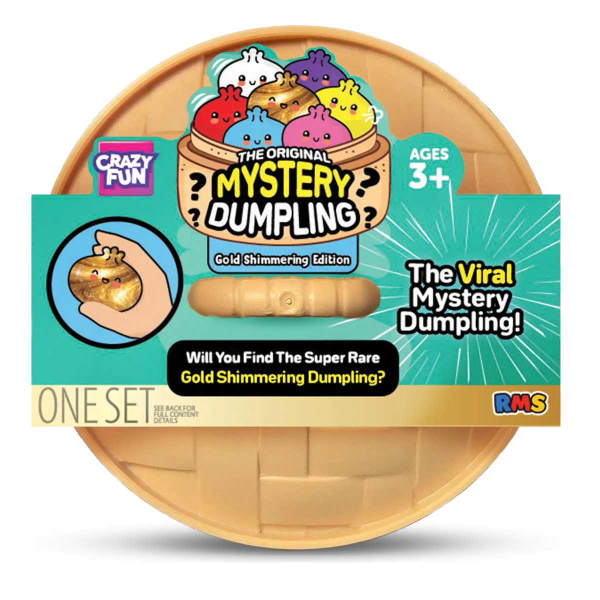 RMS Squishy Dumpling Mystery Gold shimmering x 1