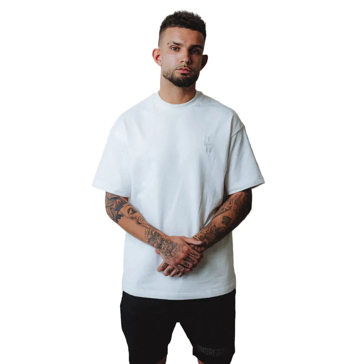 Undrground Embroided Relax Fit T-Shirt 'White'