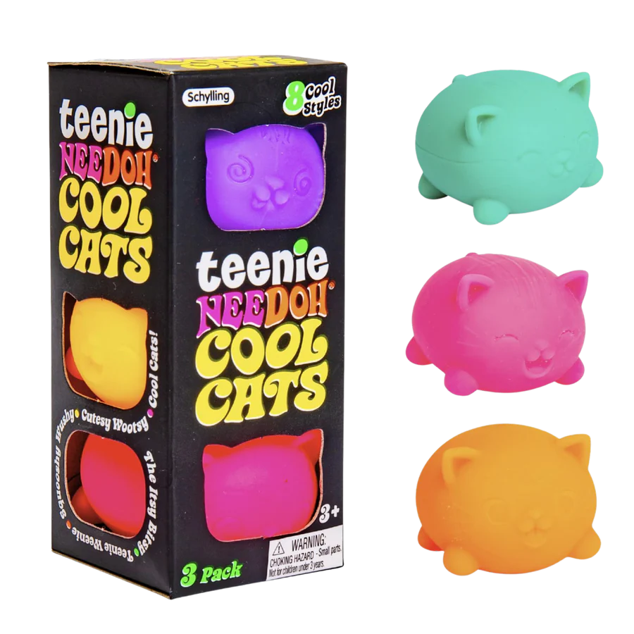 NeeDoh | Teenie Cool Cats | 3 Pack